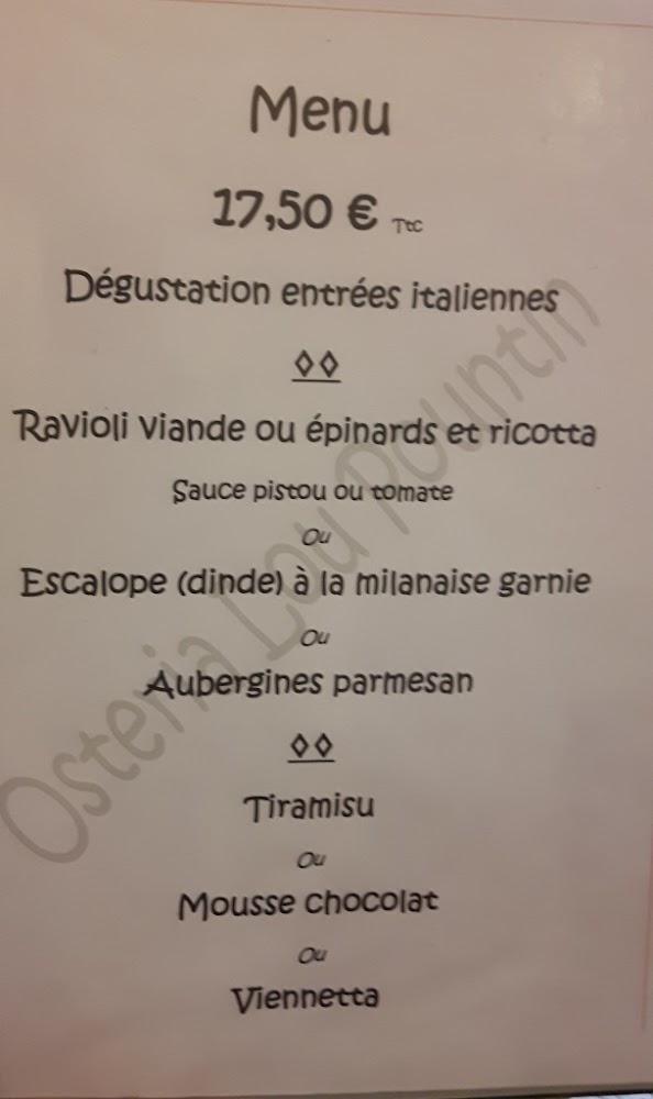 Restaurant Bar Lou Pountin - Menu Image 4